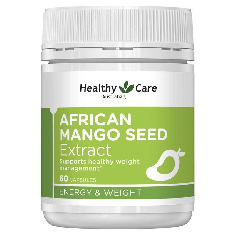 [PRE-ORDER] STRAIGHT FROM AUSTRALIA - Healthy Care African Mango Seed Extract 50mg 60 Capsules